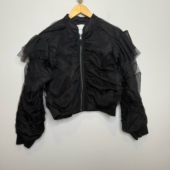 By Anthropologie Appliqué Bomber Jacket - Picture 5 of 14